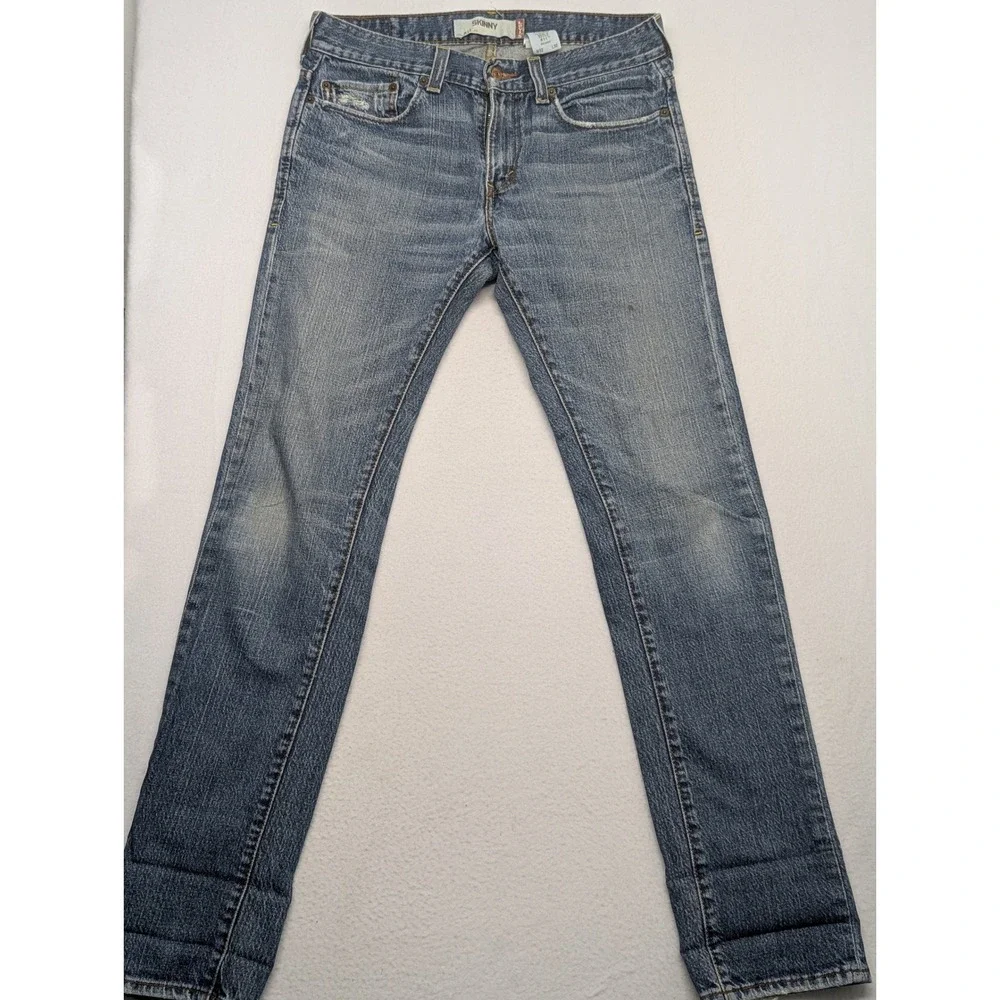 Levis 511 Skinny Jeans Mens 32x32 Vintage Made in Mexico Stretch Denim Low Rise